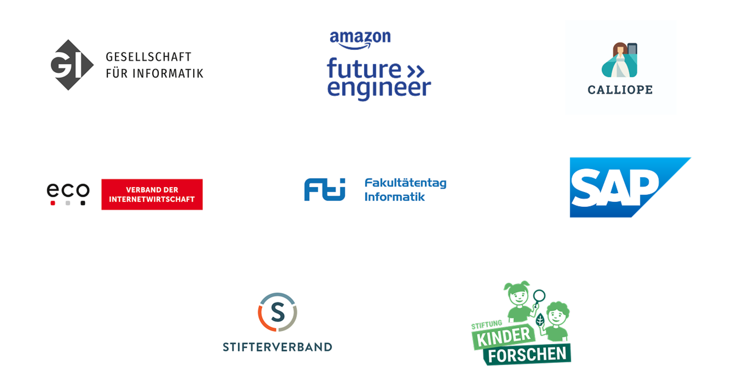 Logos der Partner der Informatik-Allianz